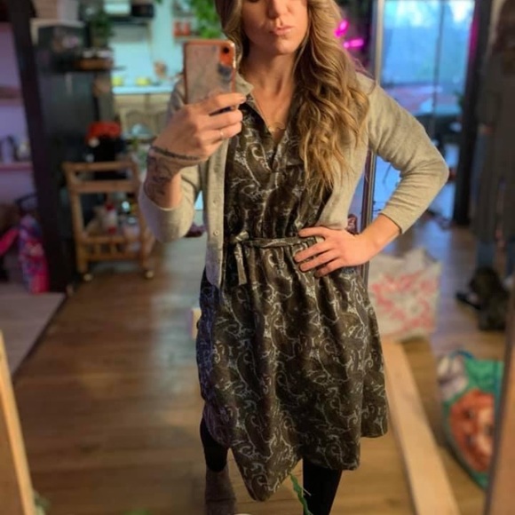 Vintage 60’s 70’s David Warren paisley Dress S-M - Picture 5 of 5